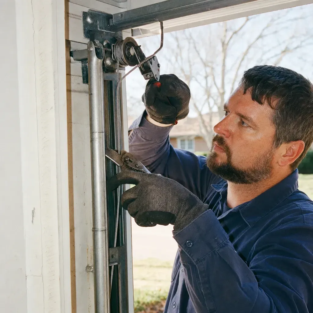 Garage Door Cable Repair — Garage Door Repair Wichita Falls